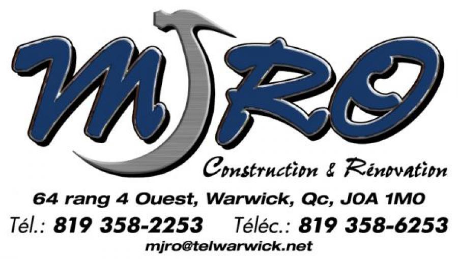 Construction & Rénovation MJRO Logo